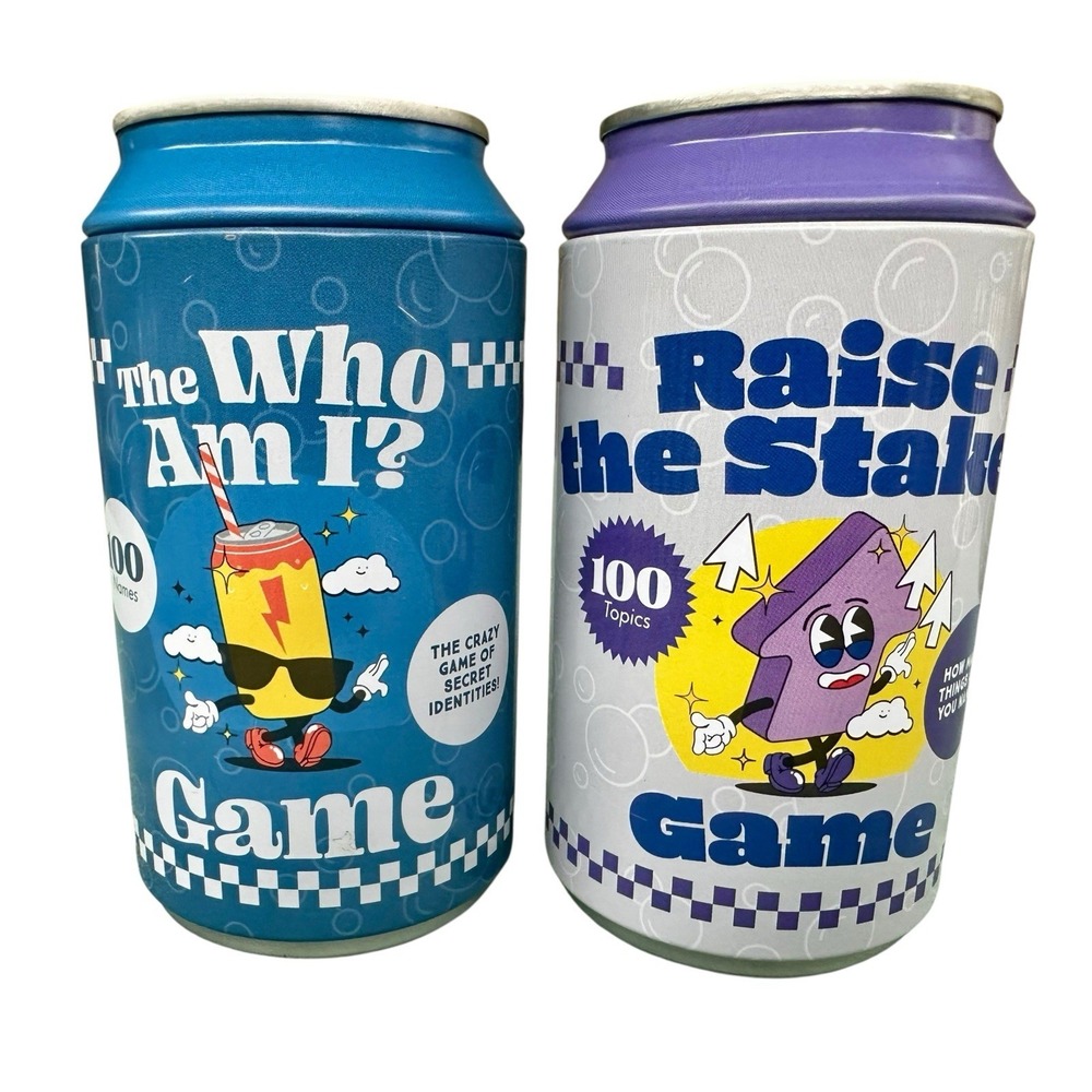 Lot Of 2 "Who Am‎ I & Raising The Stakes Game
